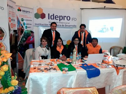 IDEPRO IFD presente en la primera Feria del Crédito en Potosí