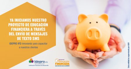 Inicia proyecto de educación financiera mediante mensajería SMS