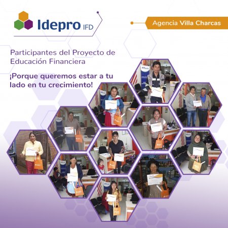 Educación Financiera. En 2019 IDEPRO IFD capacitó a más de 10 mil personas a nivel nacional.