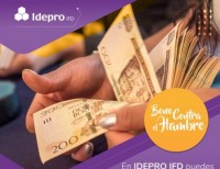 IDEPRO IFD pagara el BONO CONTRA EL HAMBRE en todas sus oficinas a nivel nacional